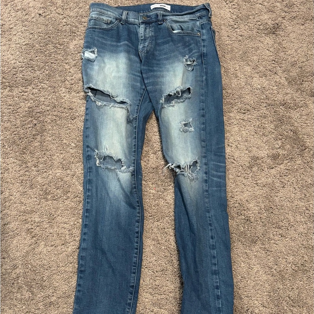 Fashion Nova Men's Size 30 Light Blue Denim Jeans